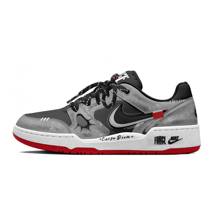Nike Nike Full Force Skateboard Shoes Unisex Low Top Black