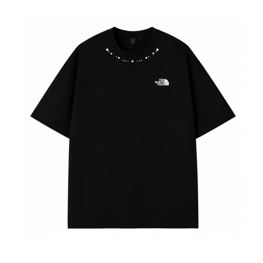 THE NORTH FACE T Shirts Unisex Black Crew Neck Moderate