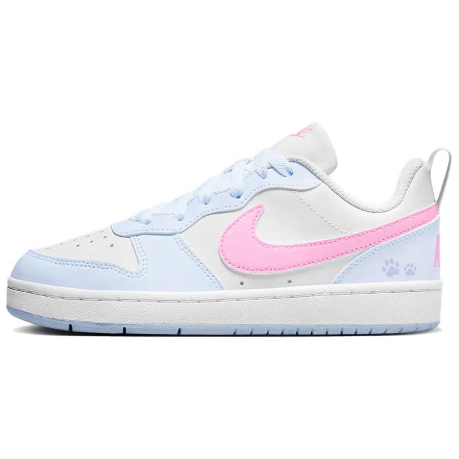 Nike Nike Court Borough Skateboard Shoes Women's Low Top Blue Pink