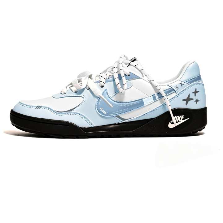 Nike Nike Terra Manta Skateboard Shoes Unisex Low Top White Blue Black Color Block Patchwork