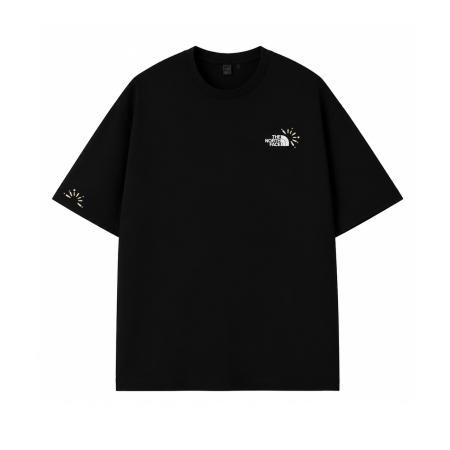 THE NORTH FACE T Shirts Unisex Black Crew Neck Moderate