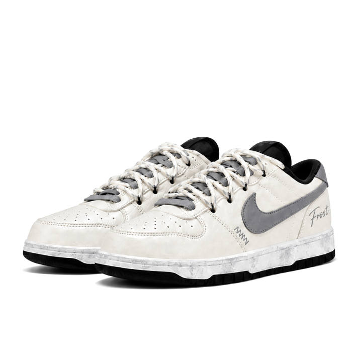 Nike Nike Big Skateboard Shoes Unisex Low Top White