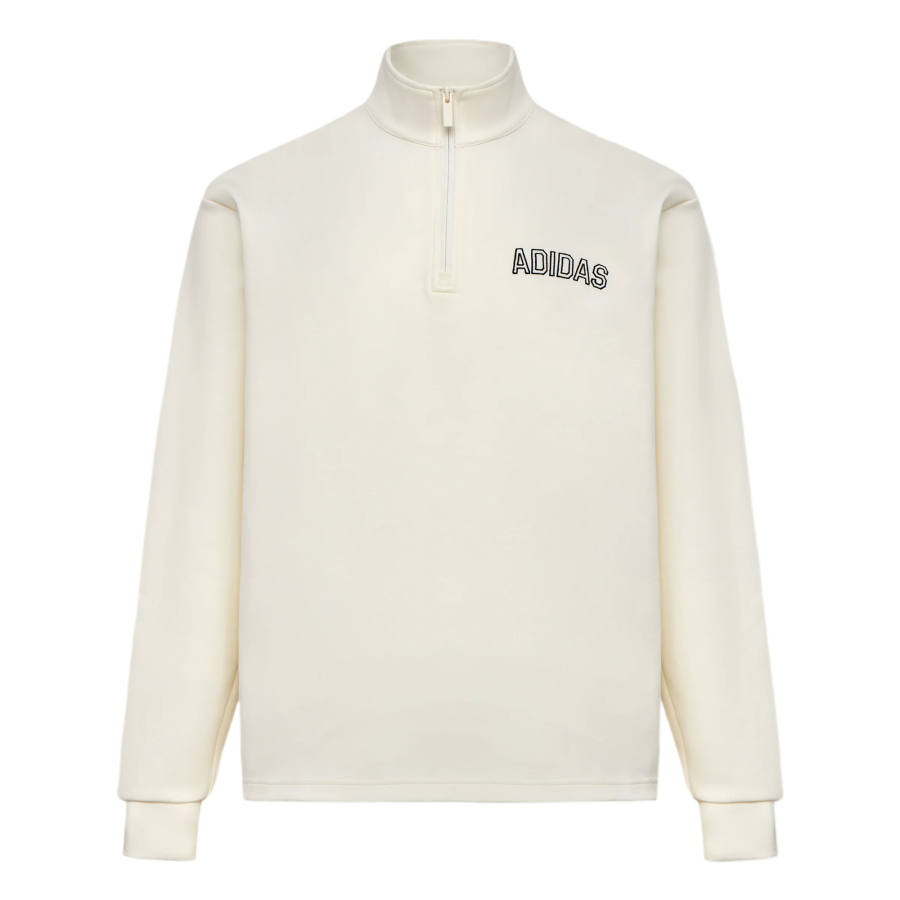 Adidas Adidas Sweatshirts Men's Jade White Stand Collar Moderate