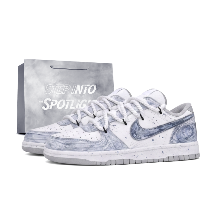 Nike Nike Big Skateboard Shoes Unisex Low Top White