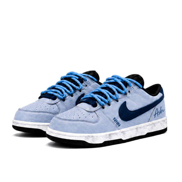 Nike Nike Big Skateboard Shoes Unisex Low Top Dark Blue
