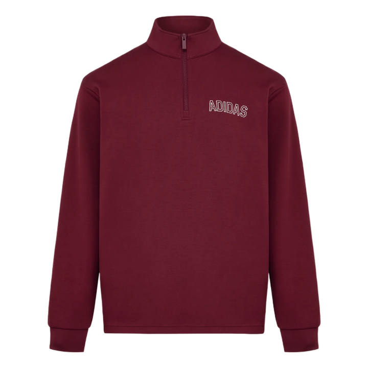 Adidas Adidas Sweatshirts Men's Dark Red Stand Collar Moderate