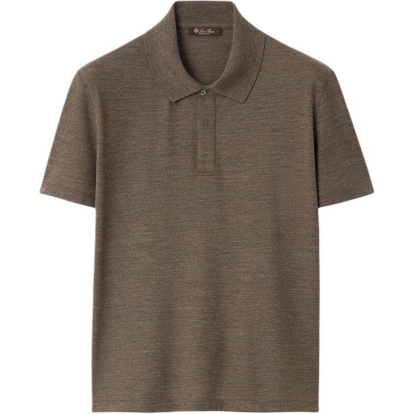 Loro Piana Polo Shirts Men's Toucan Brown Moderate