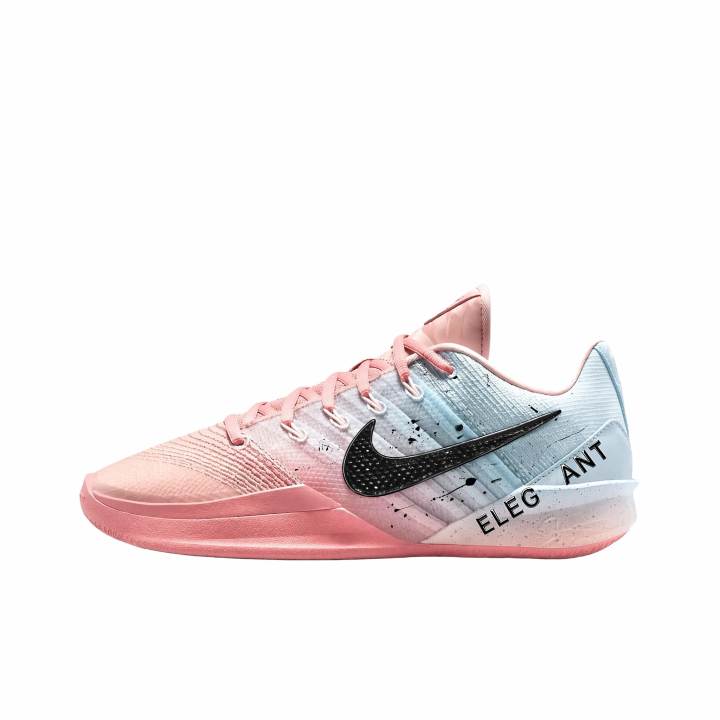 Nike Nike Sabrina 3 Basketball Shoes Unisex Low Top Pink Blue Gradient Ink Splatter Colorway