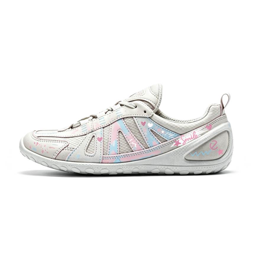 Ecco Casual Shoes Women's Low Top Blue/Pink