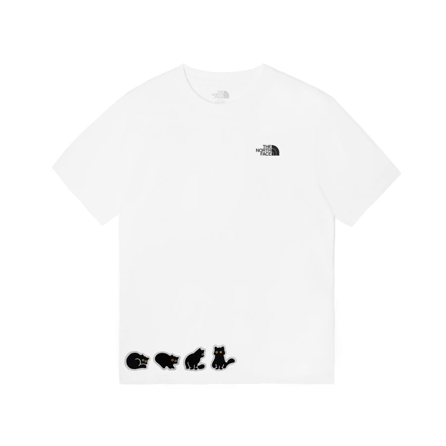 THE NORTH FACE T Shirts Men's White Crew Neck Moderate