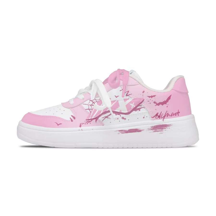 Li-Ning Li Ning Floating Boat Skateboard Shoes Women's Low Top Pink