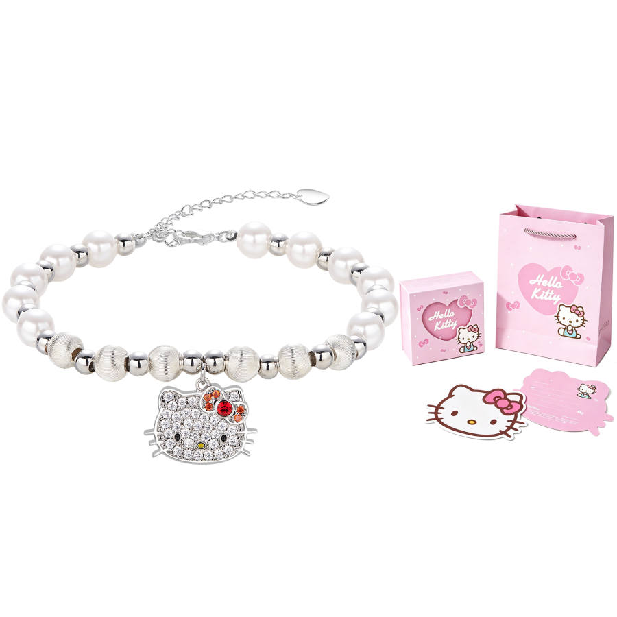 Sanrio Sanrio X Hello Kitty Hello Kitty Artificial Gemstone Bracelets Women's