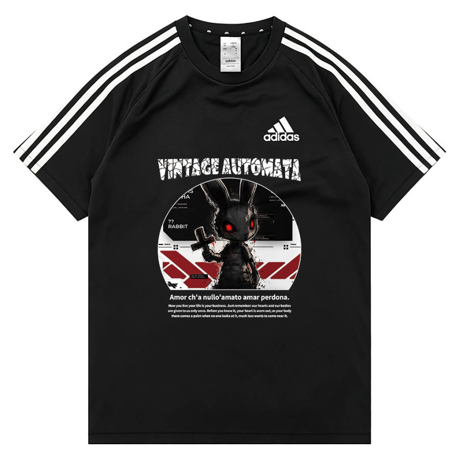 Adidas Adidas Football T Shirts Unisex Black Crew Neck Moderate