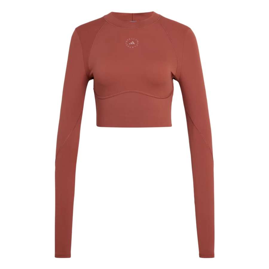Adidas Adidas X Stella McCartney Stella McCartney Quick Dry T Shirts Women's Ochre Half Turtleneck
