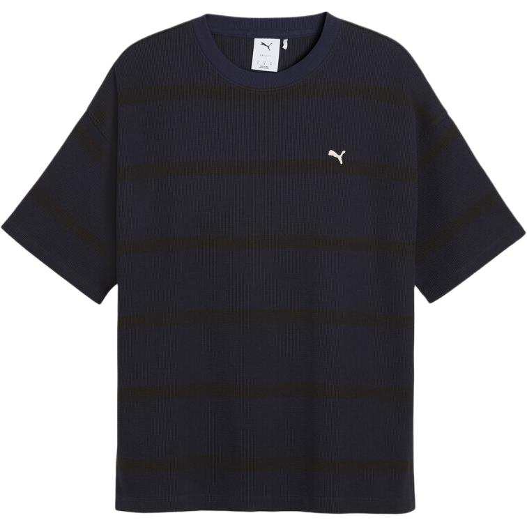 PUMA T Shirts Men's Army Blue Crew Neck