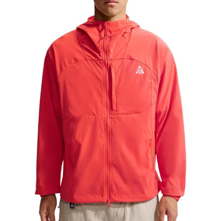 Nike Nike ACG Jackets Men's Light Red Hooded Non Detachable Moderate