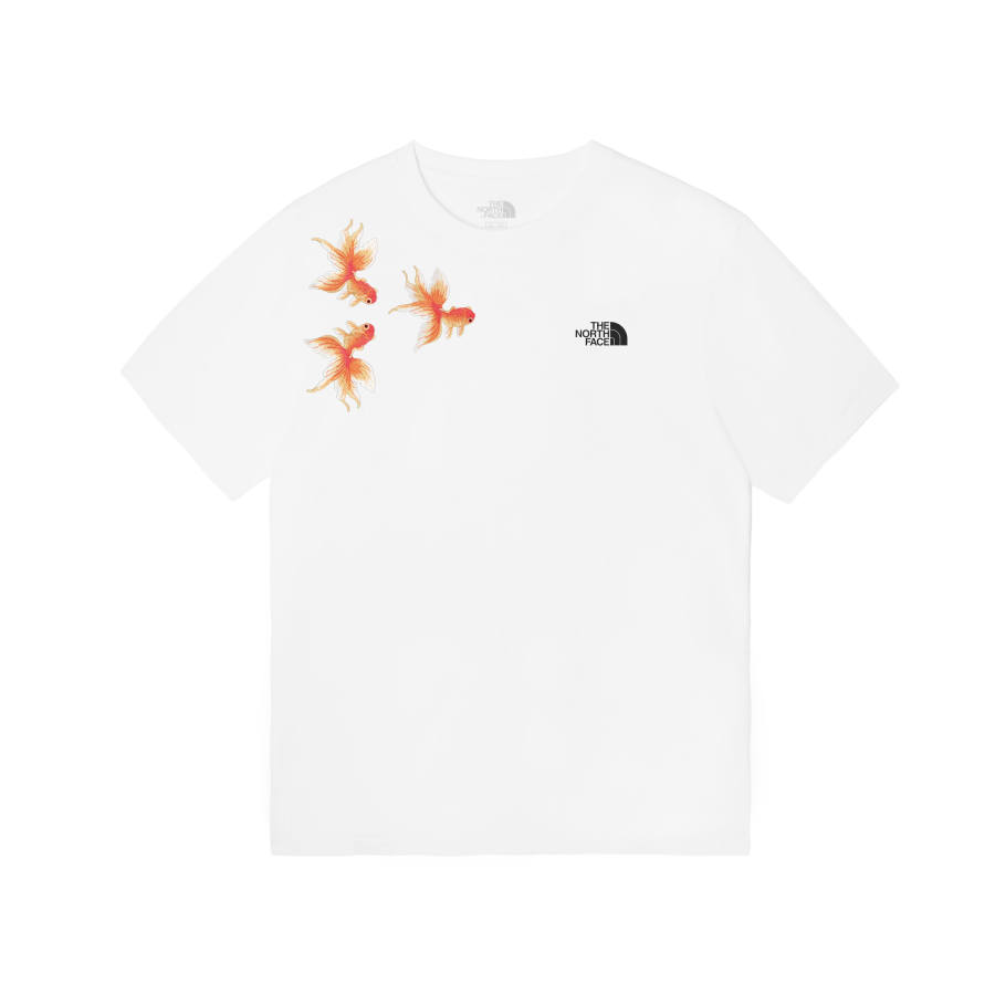 THE NORTH FACE T Shirts Men's White Crew Neck Moderate