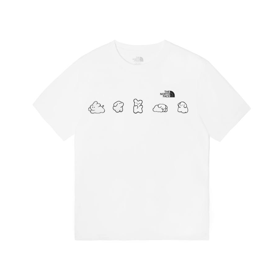 THE NORTH FACE T Shirts Men's White Crew Neck Moderate