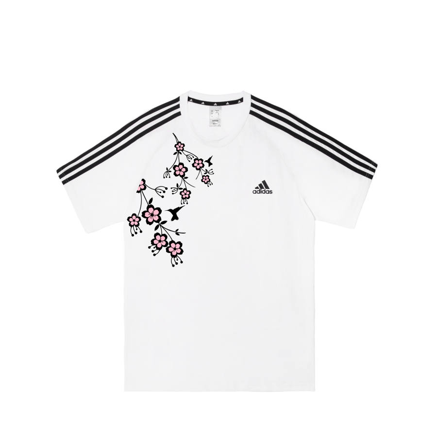 Adidas Adidas T Shirts Men's White Crew Neck Moderate