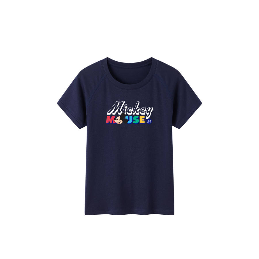 Disney Grade School T Shirts Crew Neck Thin Stretch