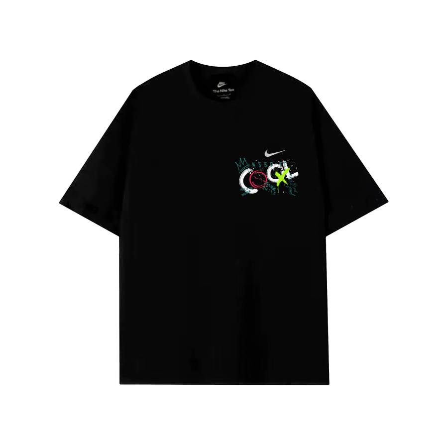Nike Nike Sportswear T Shirts Unisex Black Crew Neck Thin Straight Fit