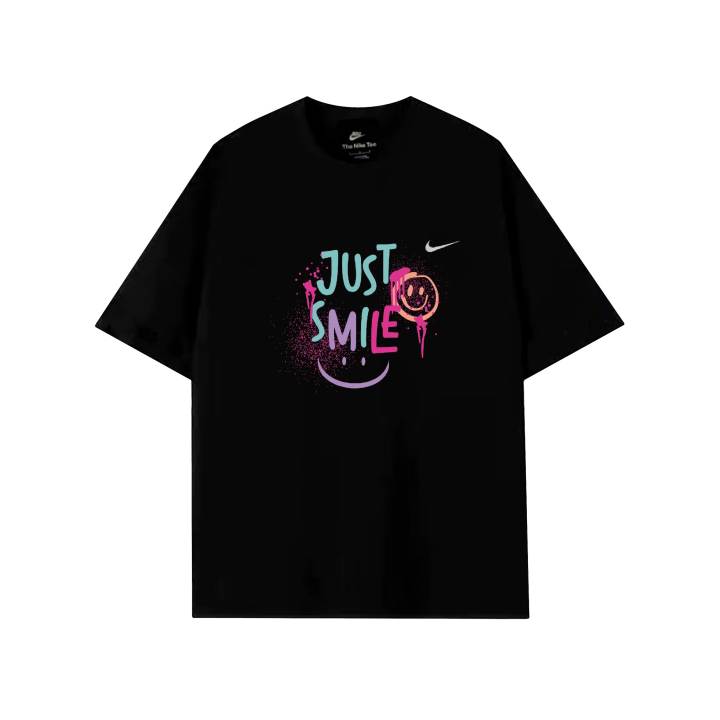 Nike Nike Sportswear T Shirts Unisex Black Crew Neck Thin Straight Fit