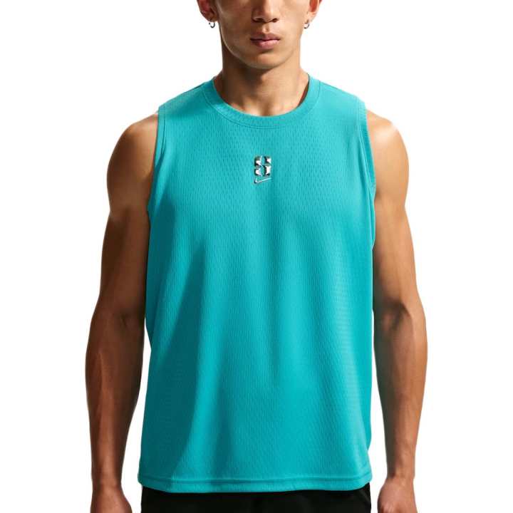 Nike Nike Basketball Jerseys Unisex Gray Cactus/Gray Cactus/Ice Silver Crew Neck Moderate