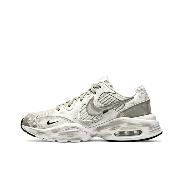 Nike Nike Air Max Fusion Running Shoes Unisex Low Top White Gray Distressed Colorway