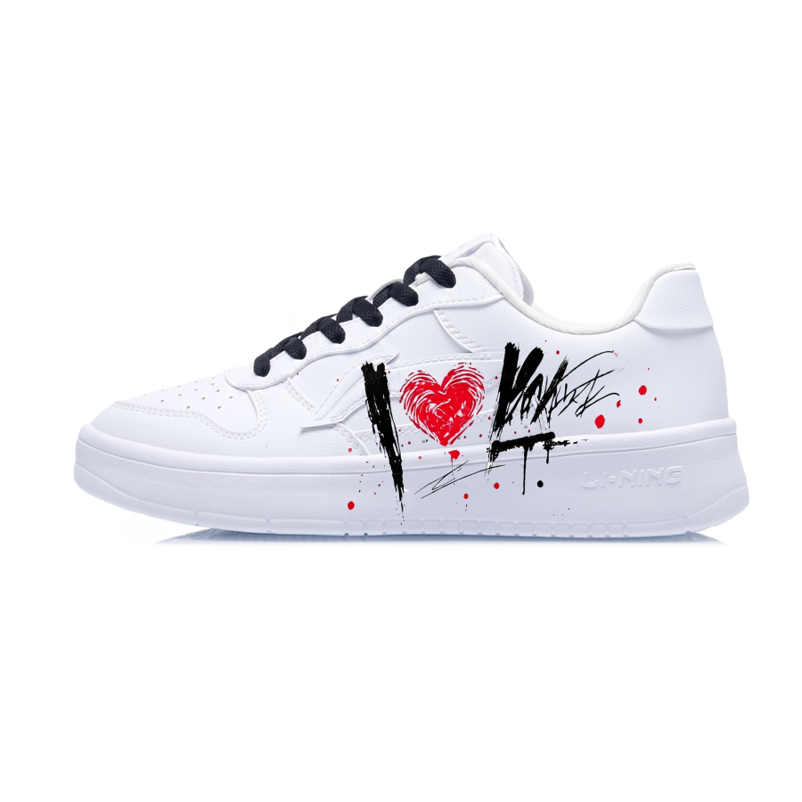 Li-Ning Li Ning Floating Boat Skateboard Shoes Women's Low Top White Black Red Color Block