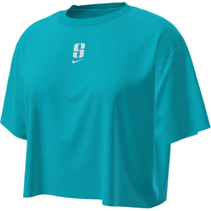 Nike Nike T Shirts Unisex Blue Crew Neck Straight Fit