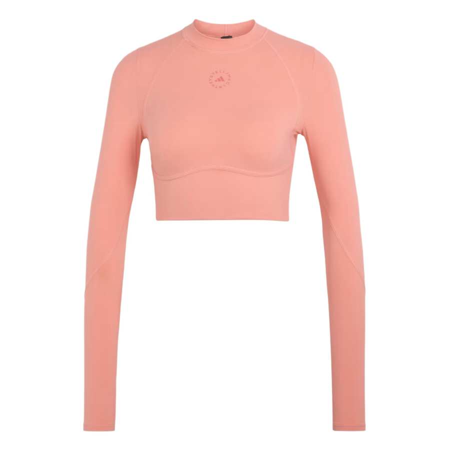 Adidas Adidas X Stella McCartney Stella McCartney Quick Dry T Shirts Women's Soft Terracotta Half Turtleneck