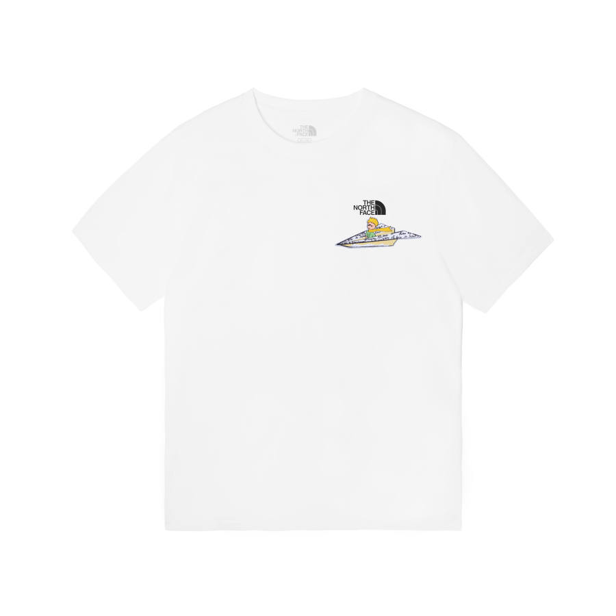 THE NORTH FACE T Shirts Men's White Crew Neck Moderate