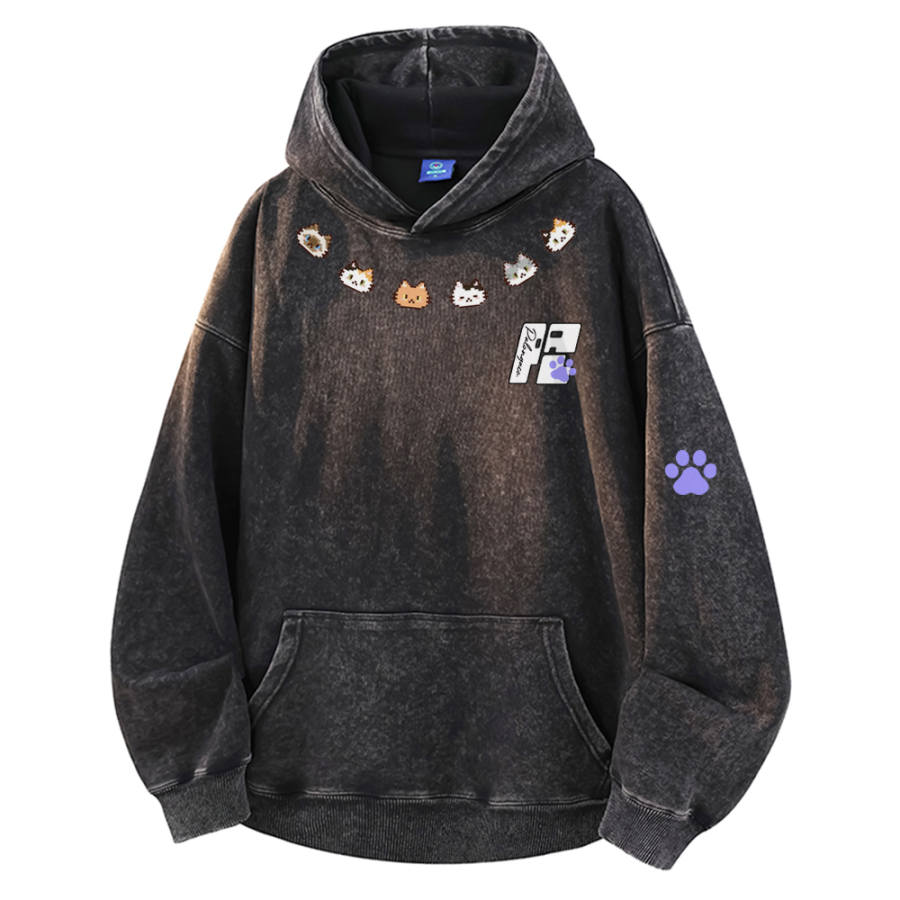 PAL ONGACO Sweatshirts Unisex Hooded Non Detachable Moderate Straight Fit