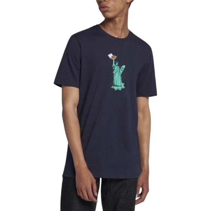 Nike Nike T Shirts Men's Dark Blue Crew Neck