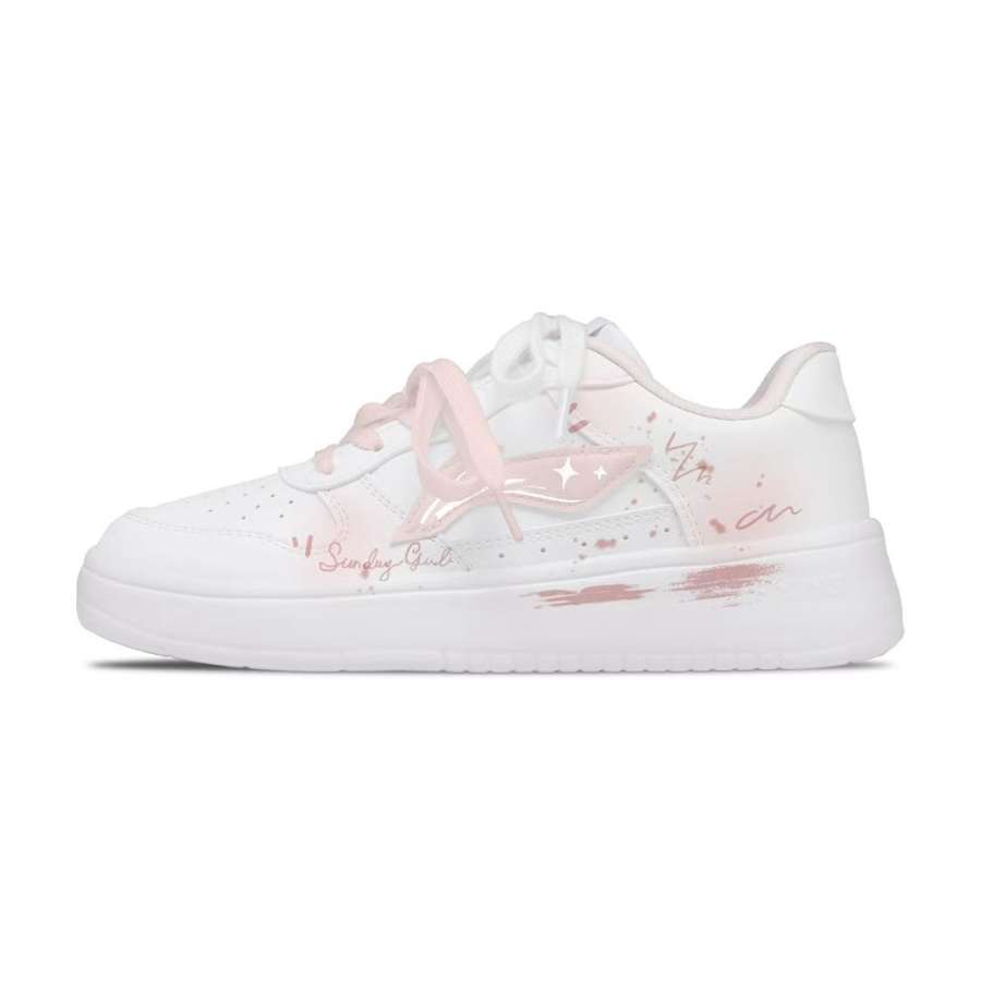 Li-Ning Li Ning Floating Boat Skateboard Shoes Women's Low Top Pink