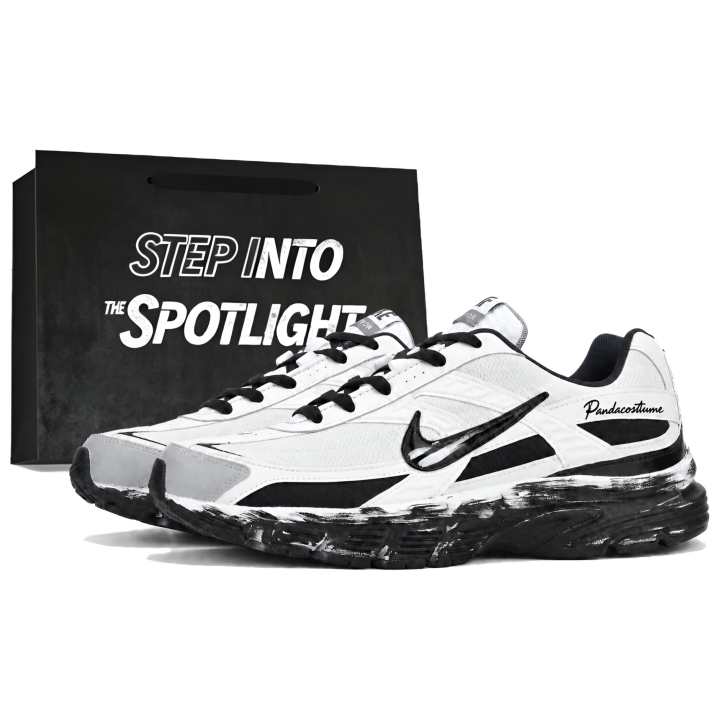 Nike Nike Initiator Running Shoes Unisex Low Top Black/White/Gray