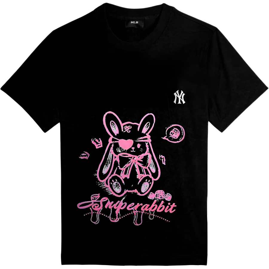MLB MLB T Shirts Unisex Black Crew Neck Moderate Other