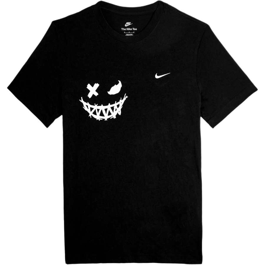 Nike Nike Sportswear T Shirts Unisex Black Crew Neck Moderate Straight Fit