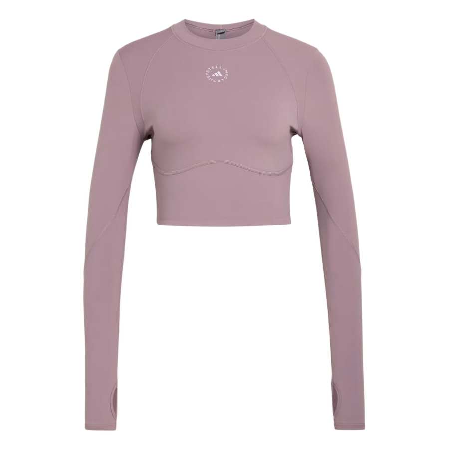 Adidas Adidas X Stella McCartney Stella McCartney Quick Dry T Shirts Women's Heritage Purple Half Turtleneck