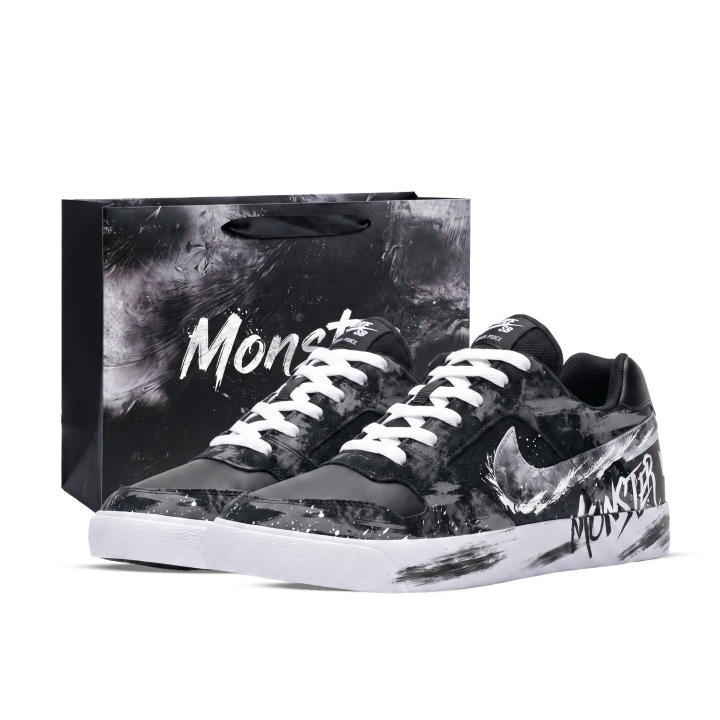 Nike Nike SB Delta Skateboard Shoes Unisex Low Top Black/Gray