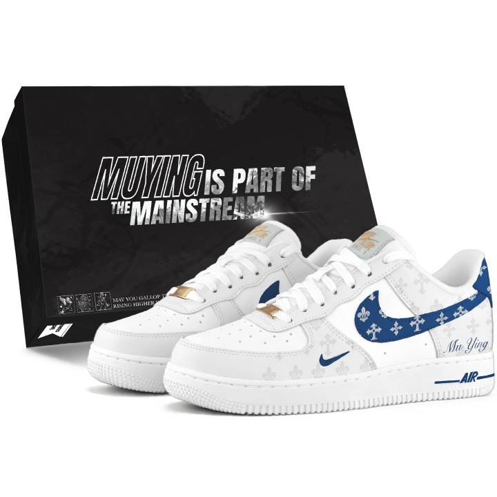 Nike Nike Air Force 1 Skateboard Shoes Unisex Low Top Gray/White