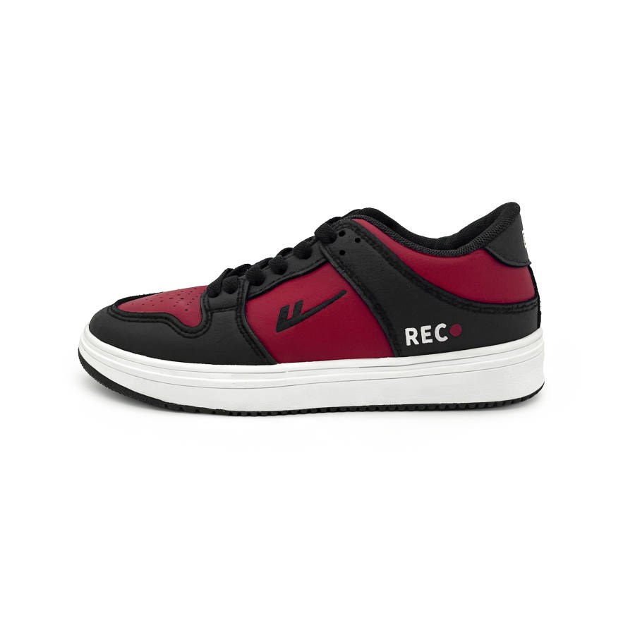 WARRIOR WARRIOR Skateboard Shoes Unisex Low Top Black Red Multicolor