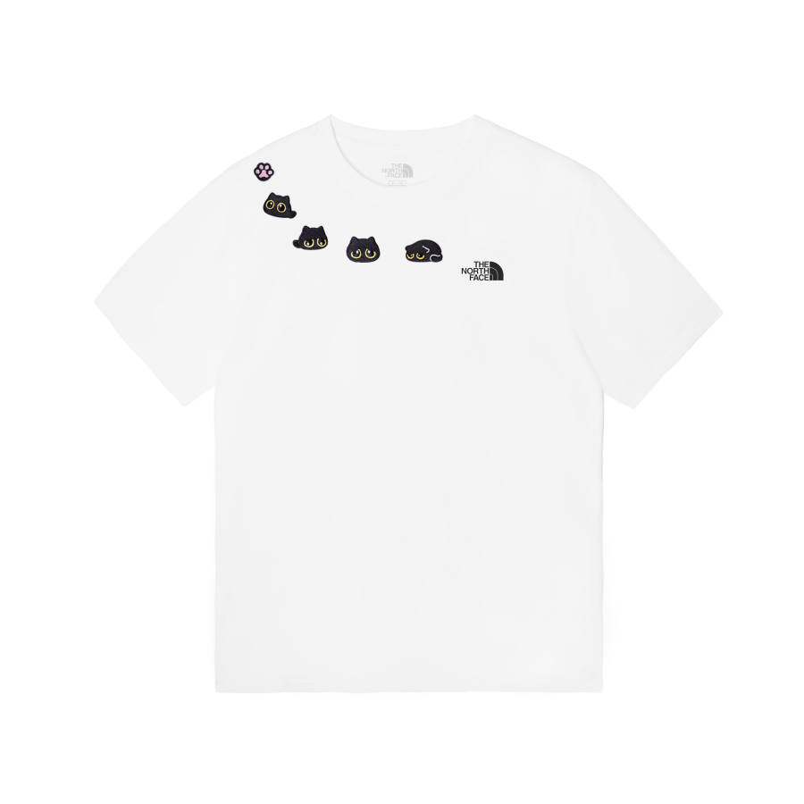 THE NORTH FACE T Shirts Men's White Crew Neck Moderate