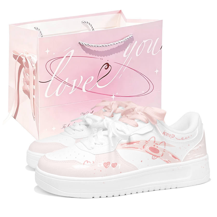 ANTA Skateboard Shoes Unisex Low Top White
