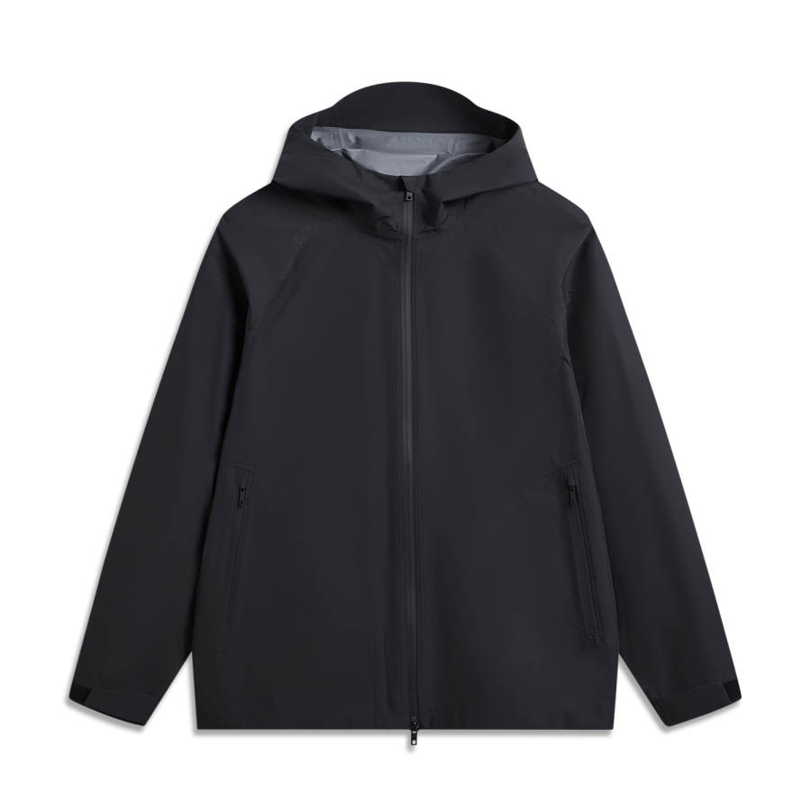 Li-Ning Li Ning Trench Coats Men's Black Moderate