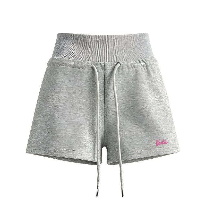 Barbie Casual Shorts Women's Thin Straight Fit Pants