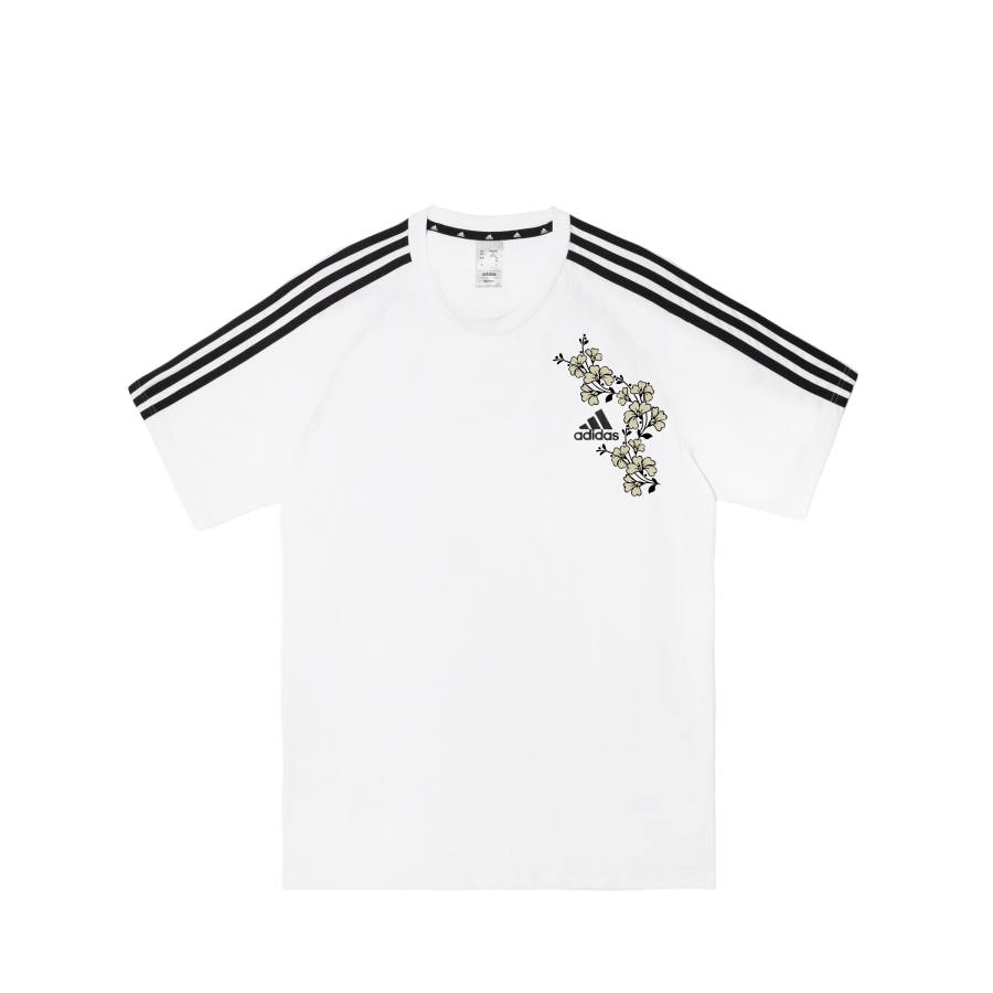 Adidas Adidas T Shirts Men's White Crew Neck Moderate