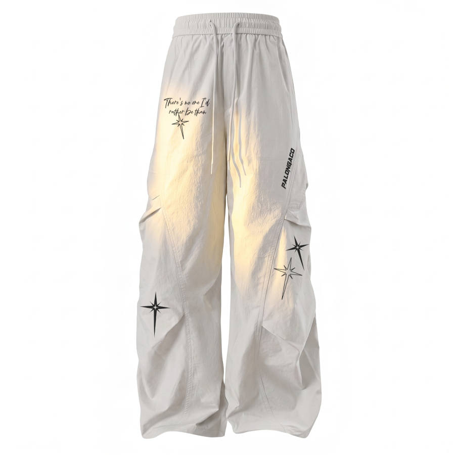 PAL ONGACO Casual Pants Unisex Moderate Straight Fit Pants