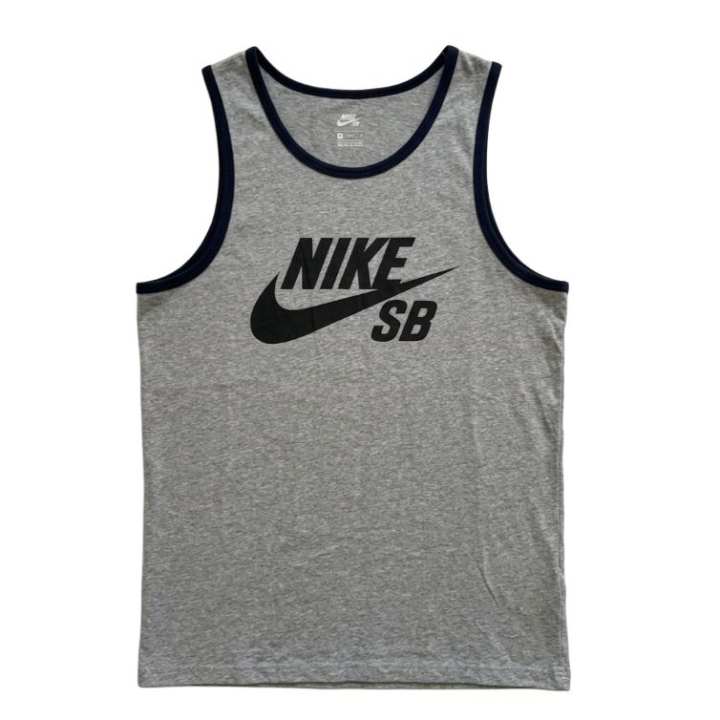 Nike Nike SB Tank Tops Unisex Gray Crew Neck Moderate