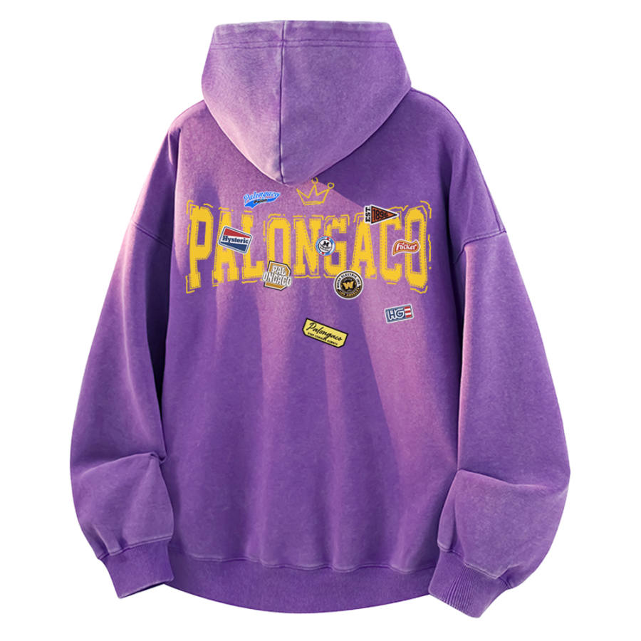 PAL ONGACO Sweatshirts Unisex Hooded Non Detachable Moderate Straight Fit